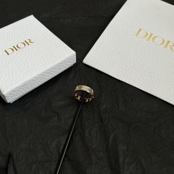 réplica,joyas,joyería,1:1,replica,fake,lujo,barato Anillo usado de Dior, igual al de la tienda (A5LF6)