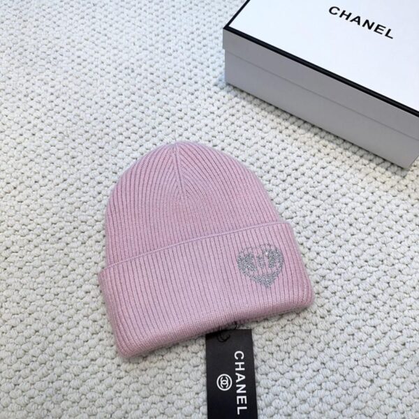 réplica,joyas,joyería,1:1,replica,fake,lujo,barato Gorro de punto con diamantes de imitación de Chanel (EIZAM)