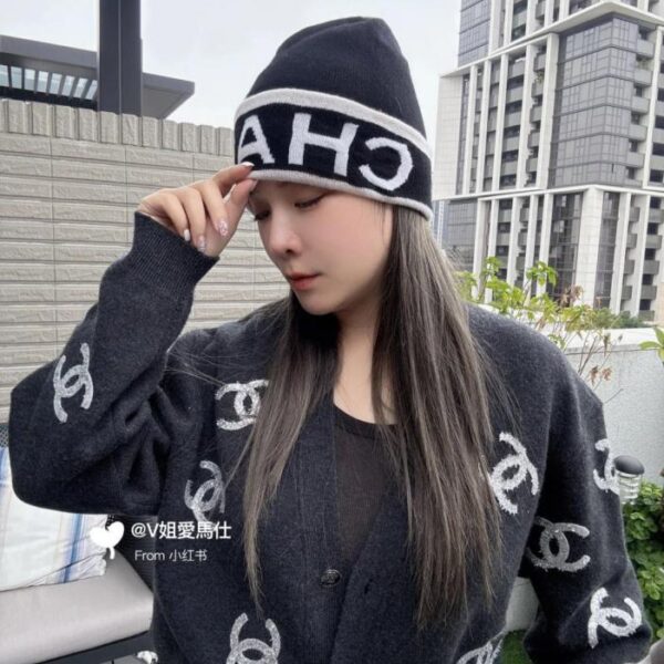 réplica,joyas,joyería,1:1,replica,fake,lujo,barato Gorro de punto de otoño e invierno de alta calidad, sitio web oficial de Chanel (J7H57)