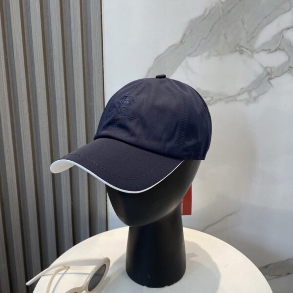 réplica,joyas,joyería,1:1,replica,fake,lujo,barato Gorra de béisbol Loro Piana Counter nueva versión alta (1IZ1Z)