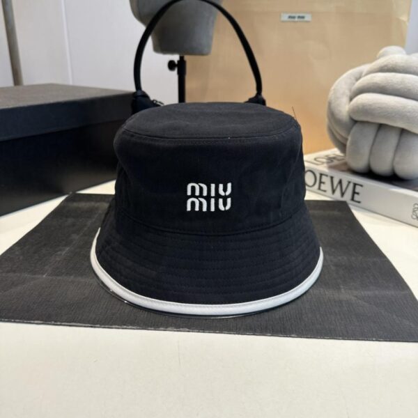 réplica,joyas,joyería,1:1,replica,fake,lujo,barato Sombrero de pescador de lona MIUMIU 25ss (CY8KD)