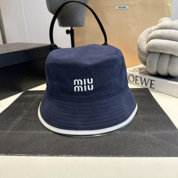 réplica,joyas,joyería,1:1,replica,fake,lujo,barato Sombrero de pescador de lona MIUMIU 25ss (T1E4V)