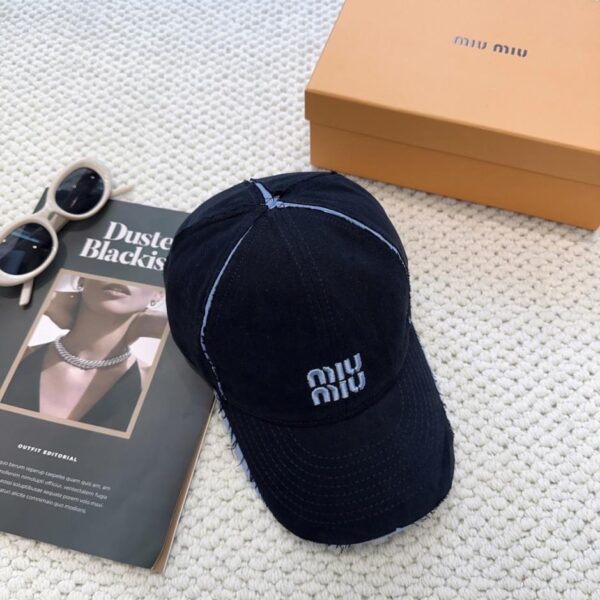 réplica,joyas,joyería,1:1,replica,fake,lujo,barato Gorra de béisbol bordada de alta gama MIUMIU, estilo nuevo (ZGBQD)