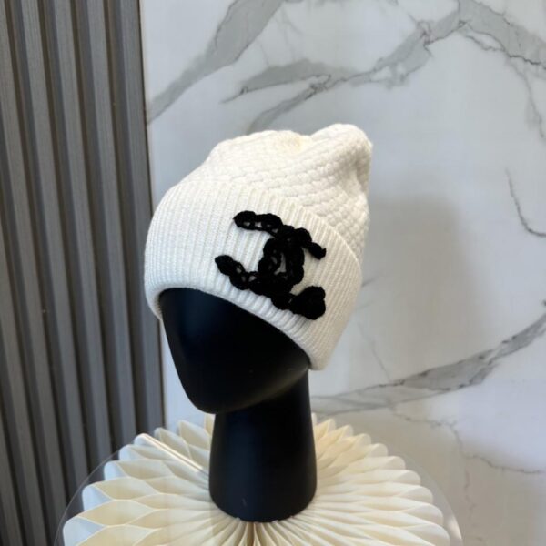 réplica,joyas,joyería,1:1,replica,fake,lujo,barato Gorro de punto de otoño e invierno de Chanel (Z49E3)