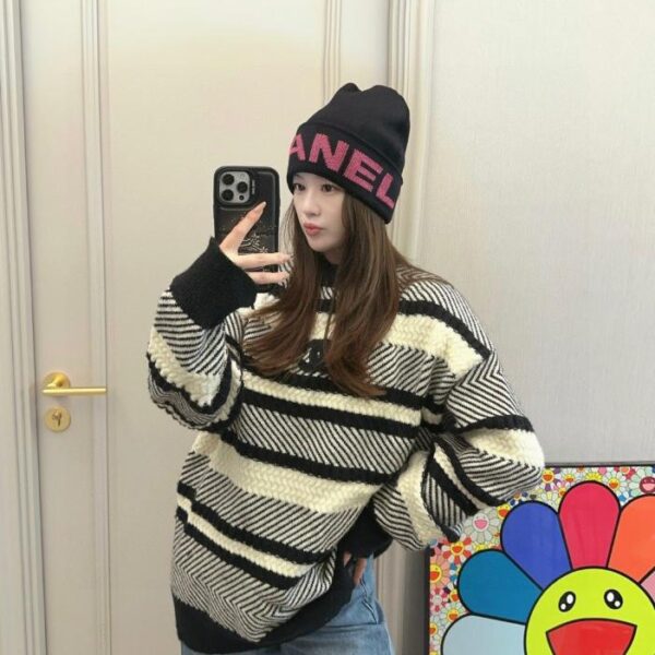 réplica,joyas,joyería,1:1,replica,fake,lujo,barato Gorro de punto de otoño e invierno de Chanel (26EKL)