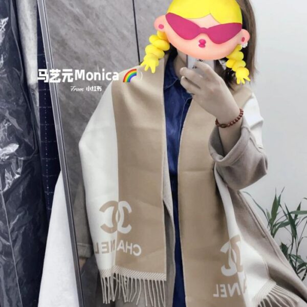 réplica,joyas,joyería,1:1,replica,fake,lujo,barato Bufanda clásica tricolor de Chanel (256F8)