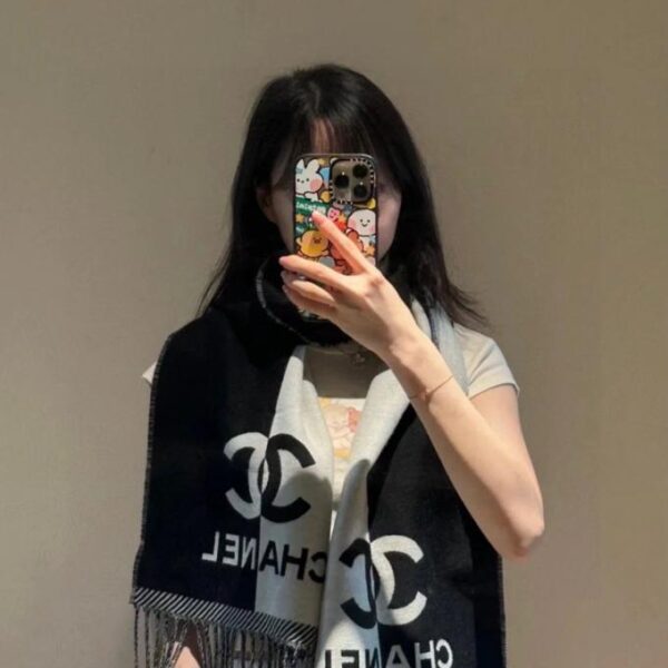 réplica,joyas,joyería,1:1,replica,fake,lujo,barato Bufanda clásica tricolor de Chanel (QA9R0)