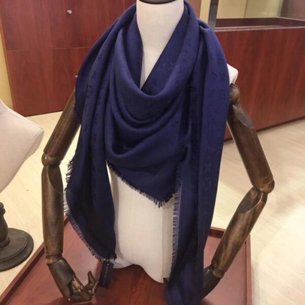 réplica,joyas,joyería,1:1,replica,fake,lujo,barato Chal clásico azul medianoche LV (HIKG6)