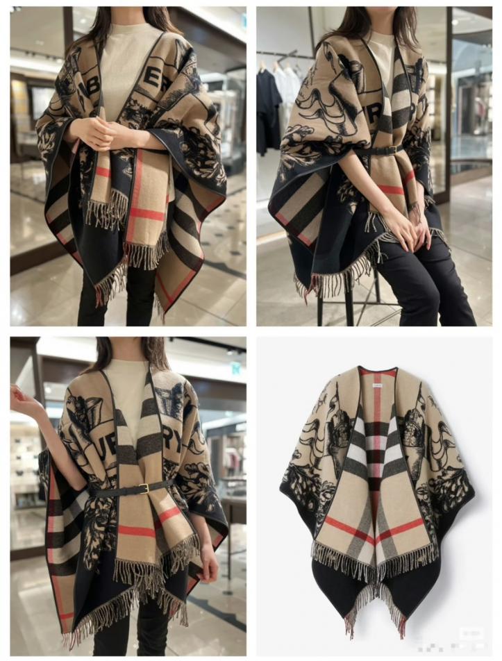 réplica,joyas,joyería,1:1,replica,fake,lujo,barato réplica,joyas,joyería,1:1,replica,fake,lujo,barato La última capa de jacquard de doble cara con diseño de caballo caballero de Burberry (IPLR7)
