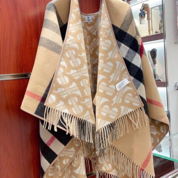 réplica,joyas,joyería,1:1,replica,fake,lujo,barato La última capa de jacquard de doble cara de Burberry (OEBDV)