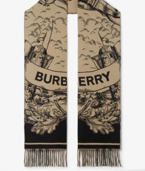 réplica,joyas,joyería,1:1,replica,fake,lujo,barato Chal de doble cara Burberry Warhorse Knight (BKXT8)