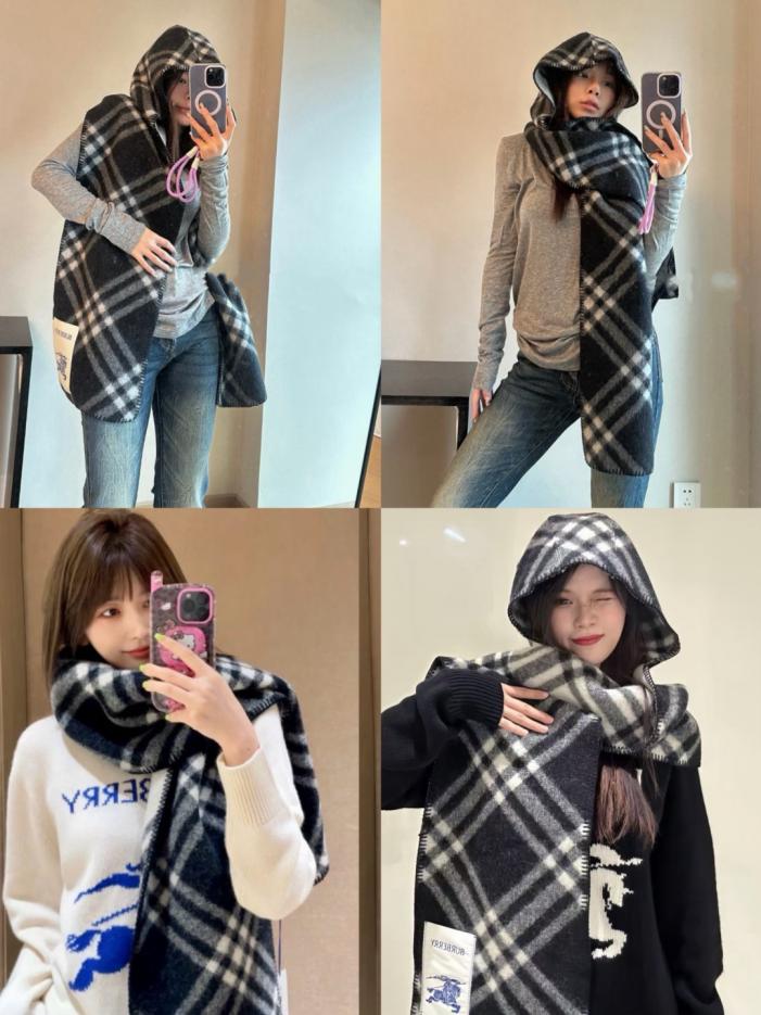 réplica,joyas,joyería,1:1,replica,fake,lujo,barato réplica,joyas,joyería,1:1,replica,fake,lujo,barato El último chal y bufanda con capucha y logotipo exclusivo de Burberry (8WYEN)