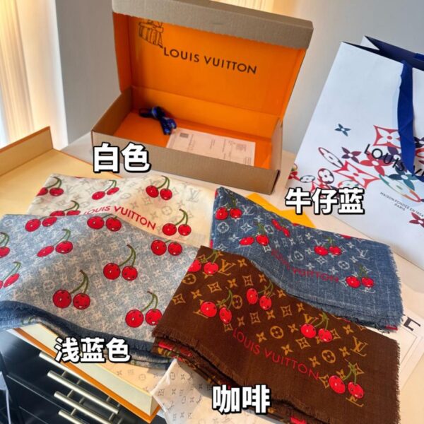 réplica,joyas,joyería,1:1,replica,fake,lujo,barato Réplica de bufanda Louis Vuitton x Takashi Murakami (QE1E0)