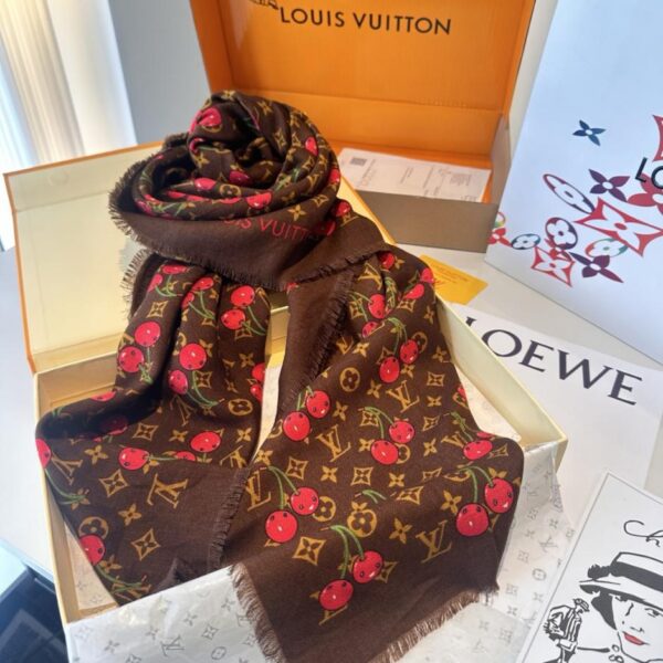 réplica,joyas,joyería,1:1,replica,fake,lujo,barato Réplica de bufanda Louis Vuitton x Takashi Murakami (Z69F2)