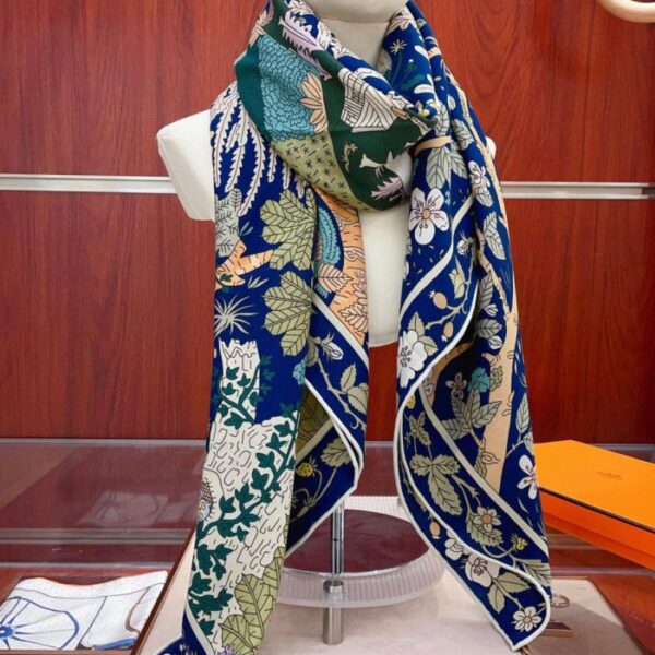 réplica,joyas,joyería,1:1,replica,fake,lujo,barato Nuevo estilo de cachemira HERMES de seda y lana de doble cara del mismo color (74UYC)