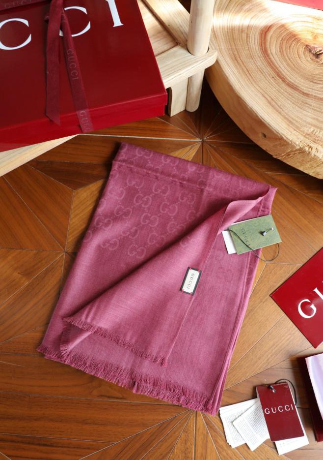 réplica,joyas,joyería,1:1,replica,fake,lujo,barato réplica,joyas,joyería,1:1,replica,fake,lujo,barato Bufanda larga GG elegante de cachemira y seda jacquard bicolor (QQCZ4)