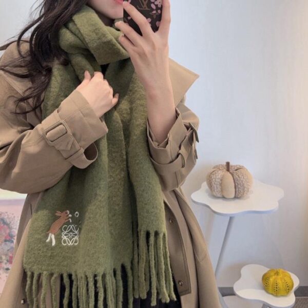 réplica,joyas,joyería,1:1,replica,fake,lujo,barato La nueva bufanda de mohair de Loewe (FJ6K4)