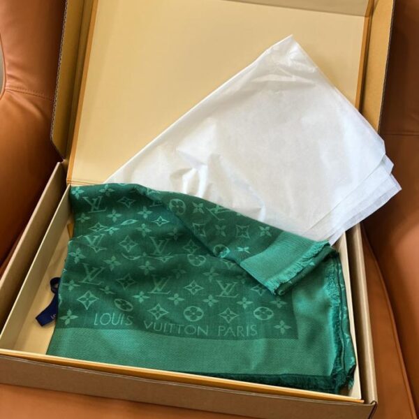 réplica,joyas,joyería,1:1,replica,fake,lujo,barato Bufanda LV 60% seda 40% lana muy adecuada para el cuello (GU0WT)