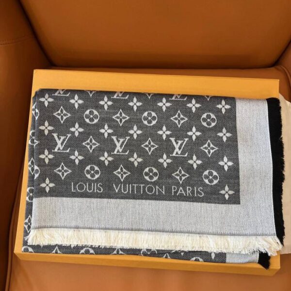 réplica,joyas,joyería,1:1,replica,fake,lujo,barato Bufanda Louis Vuitton 60% seda 40% lana (LXP4N)