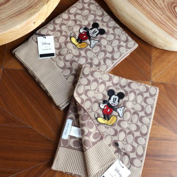 réplica,joyas,joyería,1:1,replica,fake,lujo,barato Bufanda de Mickey Mouse de COACH y Disney (LM98V)