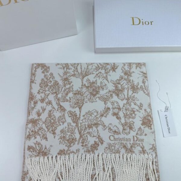 réplica,joyas,joyería,1:1,replica,fake,lujo,barato Dior · Nueva Edición Floral Tamaño 45x200cm 100% Cachemira Versión Redonda (CABSU)