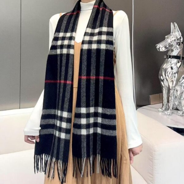 réplica,joyas,joyería,1:1,replica,fake,lujo,barato Bufanda clásica de cuadros de cachemir Burberry Deep Water Ripple (OP7NM)