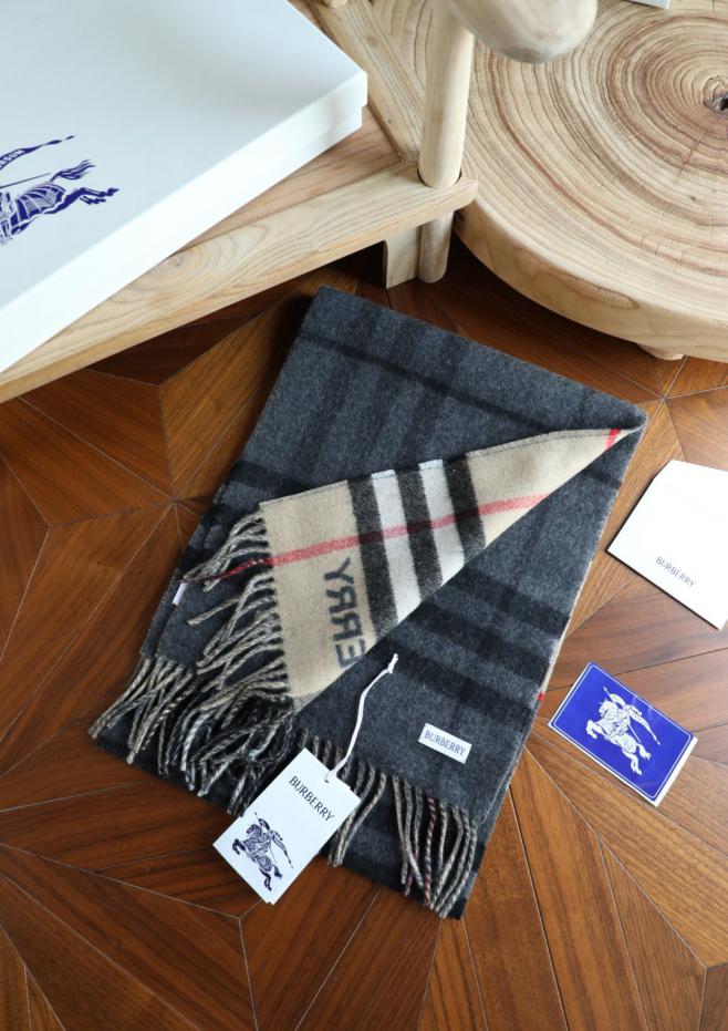 réplica,joyas,joyería,1:1,replica,fake,lujo,barato réplica,joyas,joyería,1:1,replica,fake,lujo,barato Bufanda de cachemira con bloques de color de doble cara de Burberry (E4QEX)