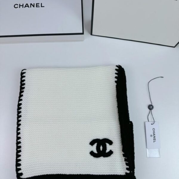 réplica,joyas,joyería,1:1,replica,fake,lujo,barato Bufanda de lana de punto de Chanel (6H25Y)