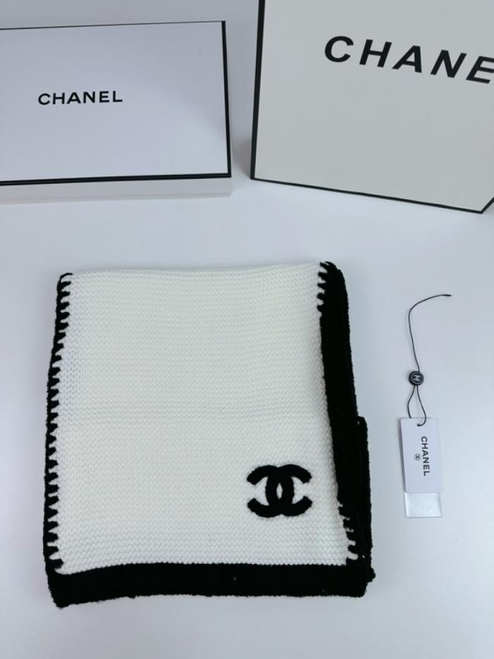 réplica,joyas,joyería,1:1,replica,fake,lujo,barato réplica,joyas,joyería,1:1,replica,fake,lujo,barato Bufanda de lana de punto de Chanel (6H25Y)