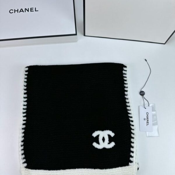réplica,joyas,joyería,1:1,replica,fake,lujo,barato Bufanda de lana de punto de Chanel (VSC5O)