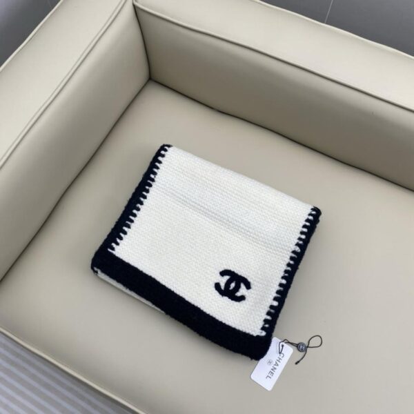 réplica,joyas,joyería,1:1,replica,fake,lujo,barato Bufanda de ganchillo con parte trasera de lana de oveja importada de Escocia de primera calidad de Chanel (JBJ9T)
