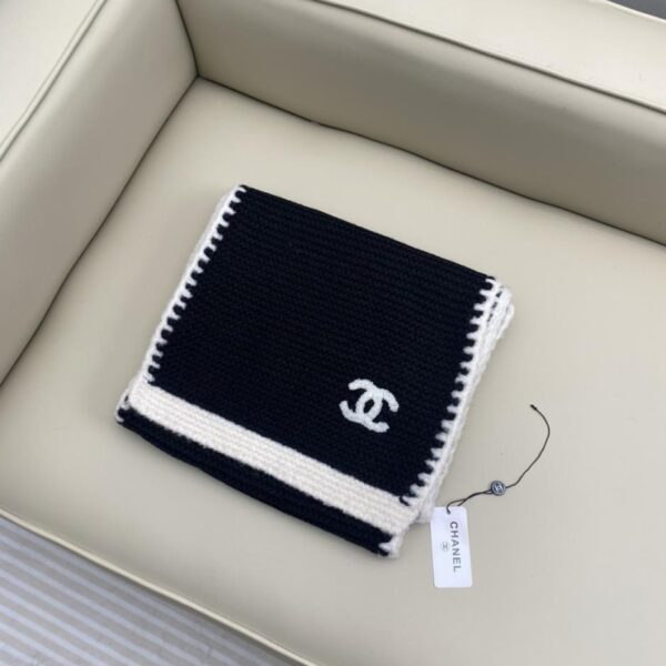 réplica,joyas,joyería,1:1,replica,fake,lujo,barato Bufanda de ganchillo con parte trasera de lana de oveja importada de Escocia de primera calidad de Chanel (VDX67)