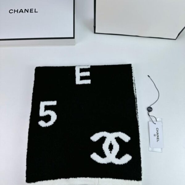 réplica,joyas,joyería,1:1,replica,fake,lujo,barato Bufanda de lana de punto de Chanel (3RWRG)