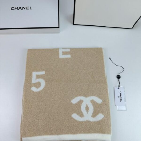réplica,joyas,joyería,1:1,replica,fake,lujo,barato Bufanda de lana de punto de Chanel (VA74I)