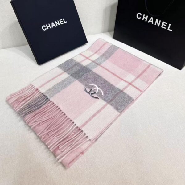 réplica,joyas,joyería,1:1,replica,fake,lujo,barato Bufanda de cachemira de doble cara Chanel 2025 (YA9ZB)