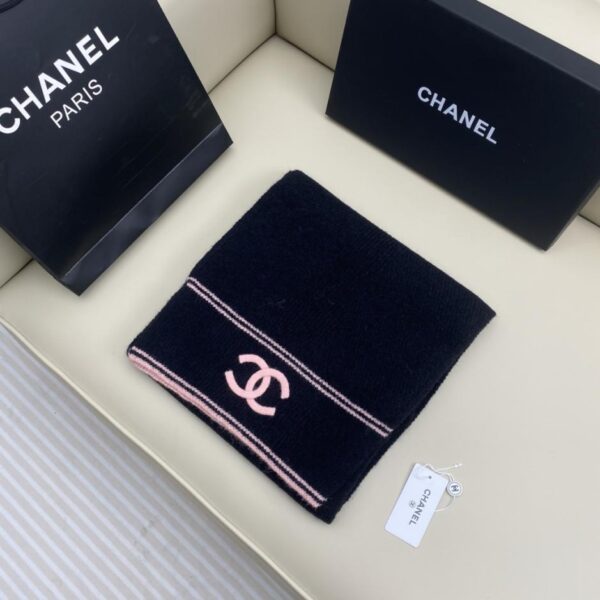 réplica,joyas,joyería,1:1,replica,fake,lujo,barato Bufanda de punto Chanel 100 % cachemira (M63U3)