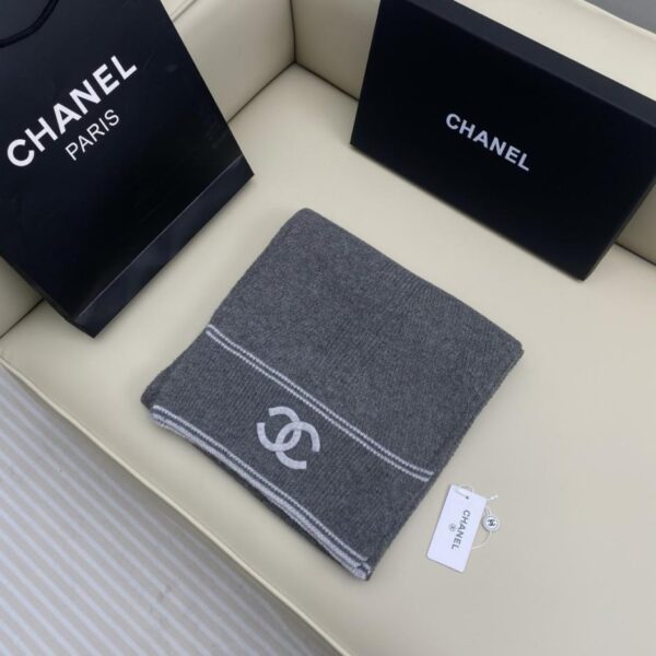 réplica,joyas,joyería,1:1,replica,fake,lujo,barato Bufanda de punto Chanel 100 % cachemira (O4ZND)