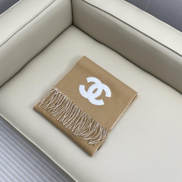 réplica,joyas,joyería,1:1,replica,fake,lujo,barato Chal de Chanel con logotipo de color liso y doble cara (UAI5W)
