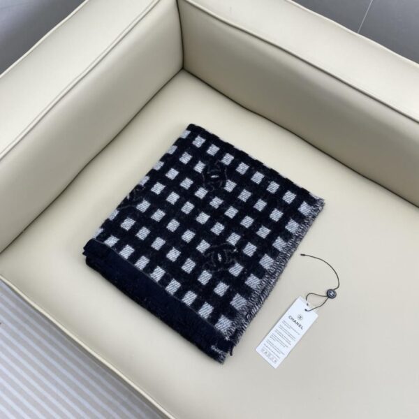 réplica,joyas,joyería,1:1,replica,fake,lujo,barato Bufanda a cuadros con el logotipo de Chanel (XP3NP)
