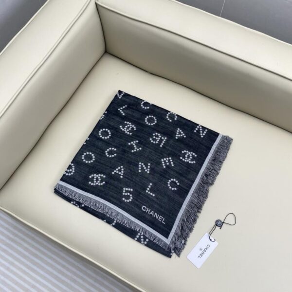 réplica,joyas,joyería,1:1,replica,fake,lujo,barato Logotipo digital de Chanel: fusión de lana de oveja y seda morera de doble cara, exquisita artesanía (OOP24)