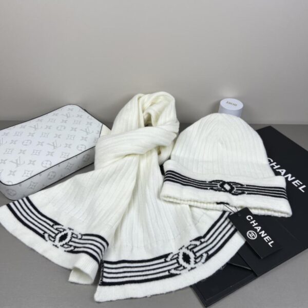 réplica,joyas,joyería,1:1,replica,fake,lujo,barato Sitio web oficial de CHANEL: nuevo conjunto clásico de sombrero y bufanda (E2Q15)