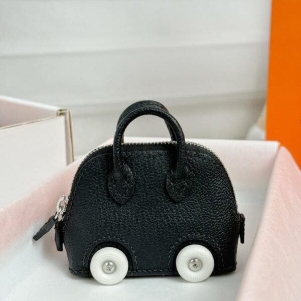 réplica,joyas,joyería,1:1,replica,fake,lujo,barato Llavero con colgante de bolso Bolide️ Hermes Mini Bowling Bag (WC1WL)