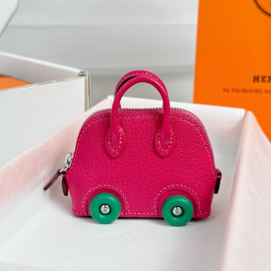 réplica,joyas,joyería,1:1,replica,fake,lujo,barato réplica,joyas,joyería,1:1,replica,fake,lujo,barato Llavero con colgante de bolso Bolide️ Hermes Mini Bowling Bag (XND9G)
