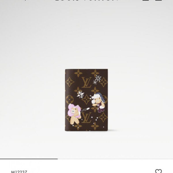 réplica,joyas,joyería,1:1,replica,fake,lujo,barato Nueva funda para pasaporte LV, original, marca Mascot Vivienne (5IK)