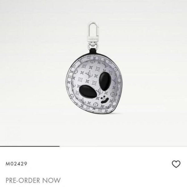 réplica,joyas,joyería,1:1,replica,fake,lujo,barato Nuevo colgante para bolso con auriculares Louis Vuitton Alien tricolor M02429 (24HIA)