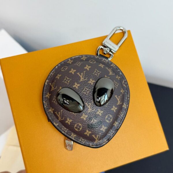 réplica,joyas,joyería,1:1,replica,fake,lujo,barato Llavero colgante con forma de robot Prada para bolso (4M32J)