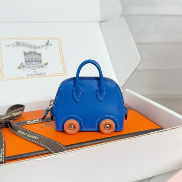réplica,joyas,joyería,1:1,replica,fake,lujo,barato Bolide️ Hermes Mini bolso de bolos llavero colgante de bolso (VS9T8)