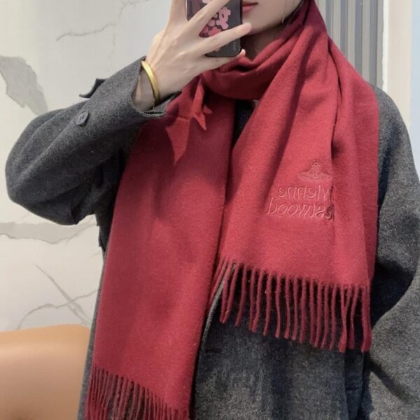 réplica,joyas,joyería,1:1,replica,fake,lujo,barato Bufanda de cachemir premium de Vivienne Westwood (3GL9A)