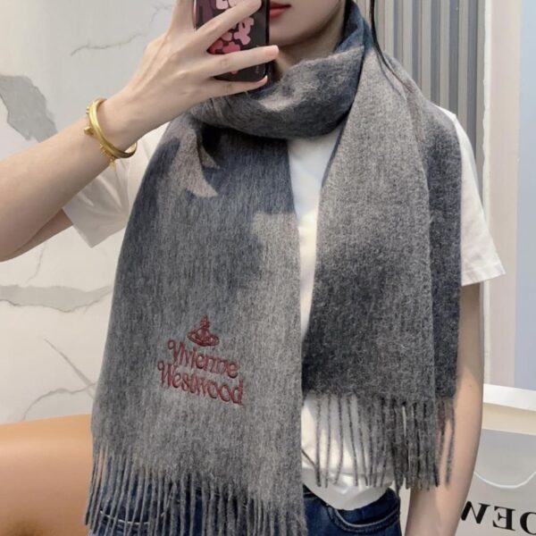 réplica,joyas,joyería,1:1,replica,fake,lujo,barato Bufanda de cachemir premium de Vivienne Westwood (7RNWR)