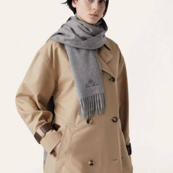 réplica,joyas,joyería,1:1,replica,fake,lujo,barato Nueva colección Otoño/Invierno de Loro Piana: Bufanda de cachemir premium (ZISWA)